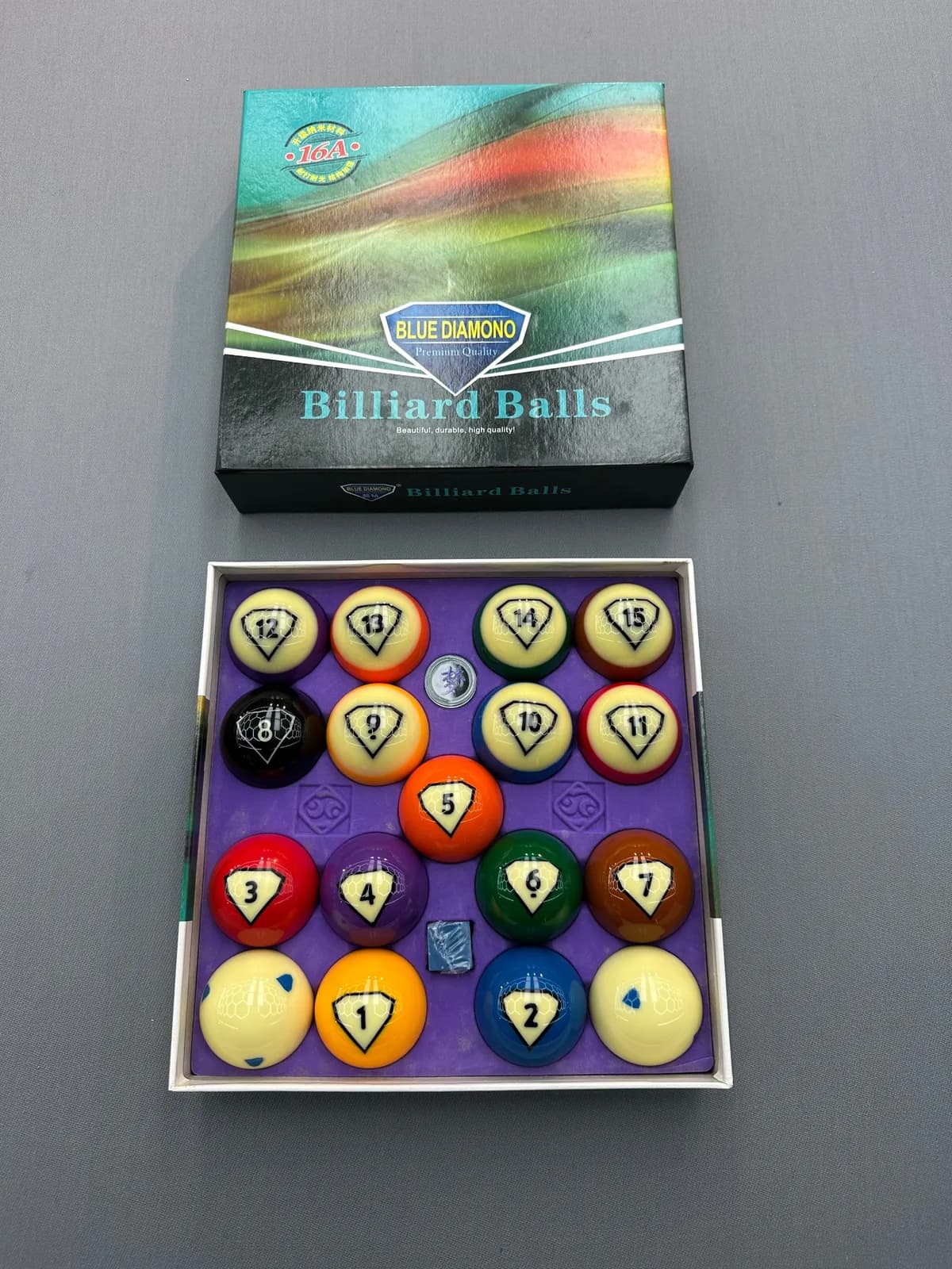 American Diamond Pool Ball Set (Large Size) 2