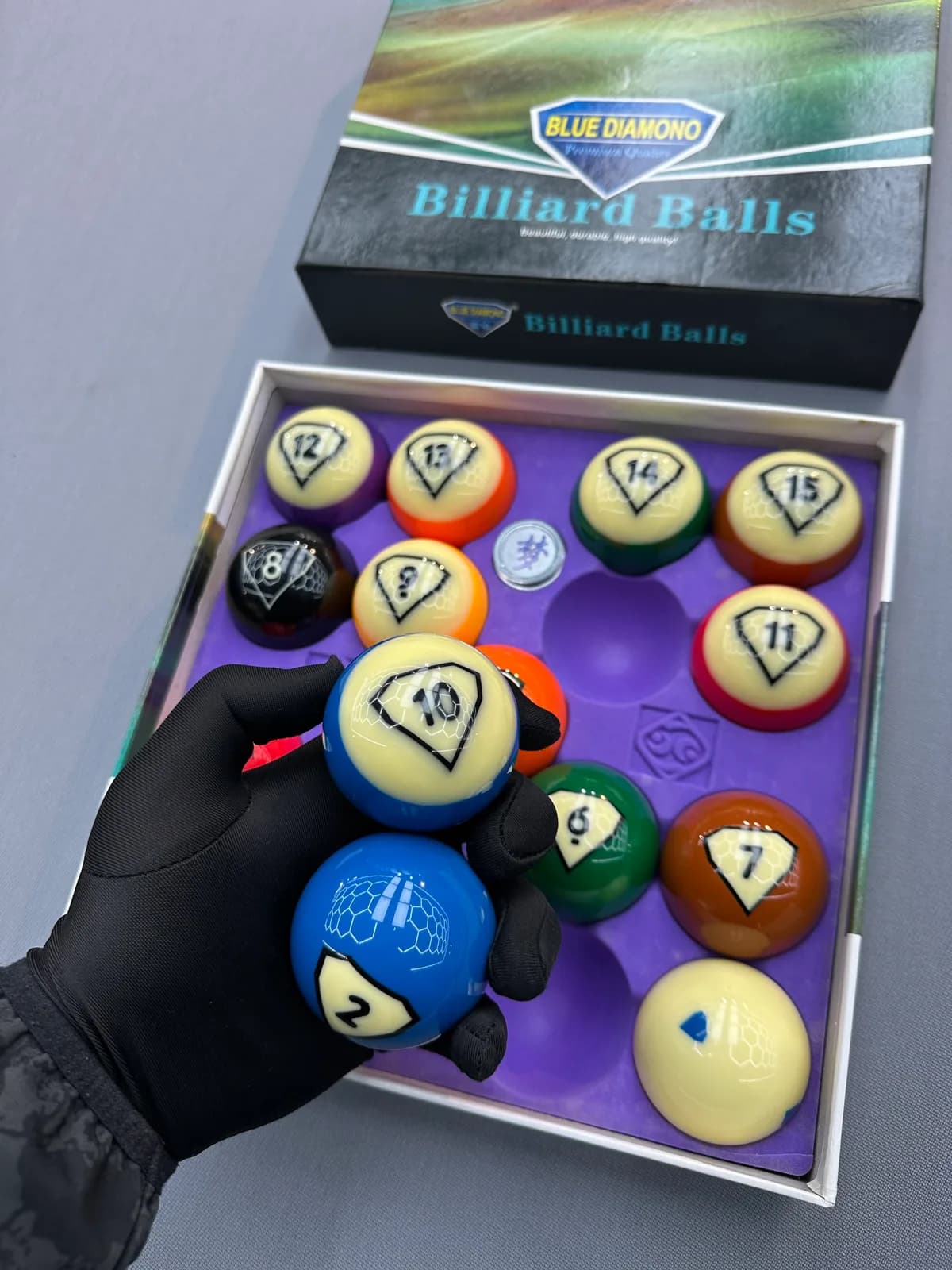 American Diamond Pool Ball Set (Large Size) 3